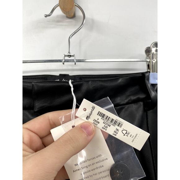 Madewell x Aimee Song Faux leather Pants - Picture 4 of 7